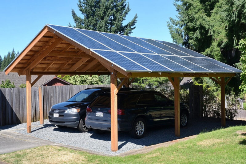 Découvrez les bénéfices des carports solaires et leur capacité de stockage d'énergie